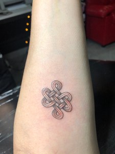 Freshly landed Eternal Knot