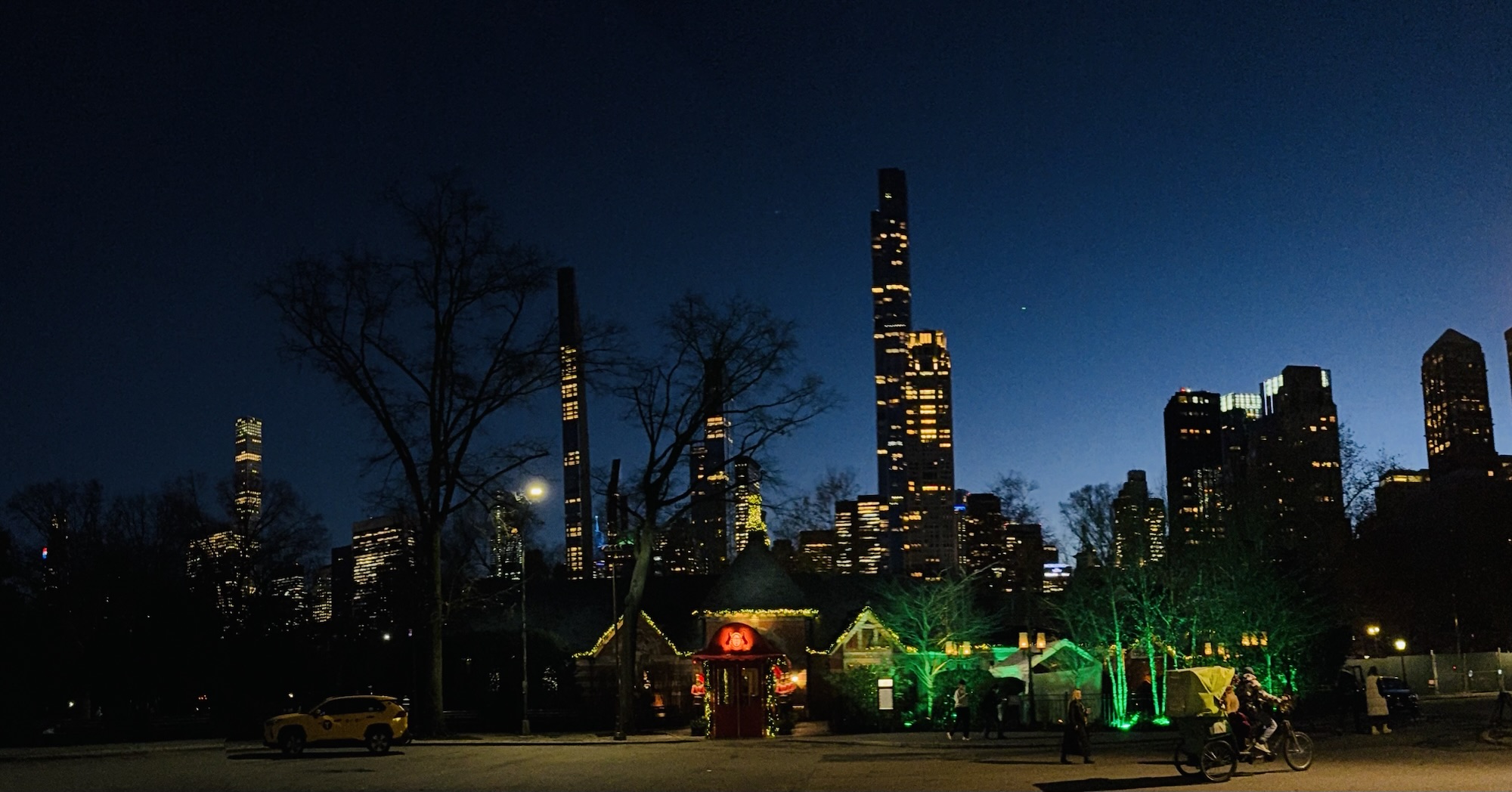 Panorama of Central Park, New York City