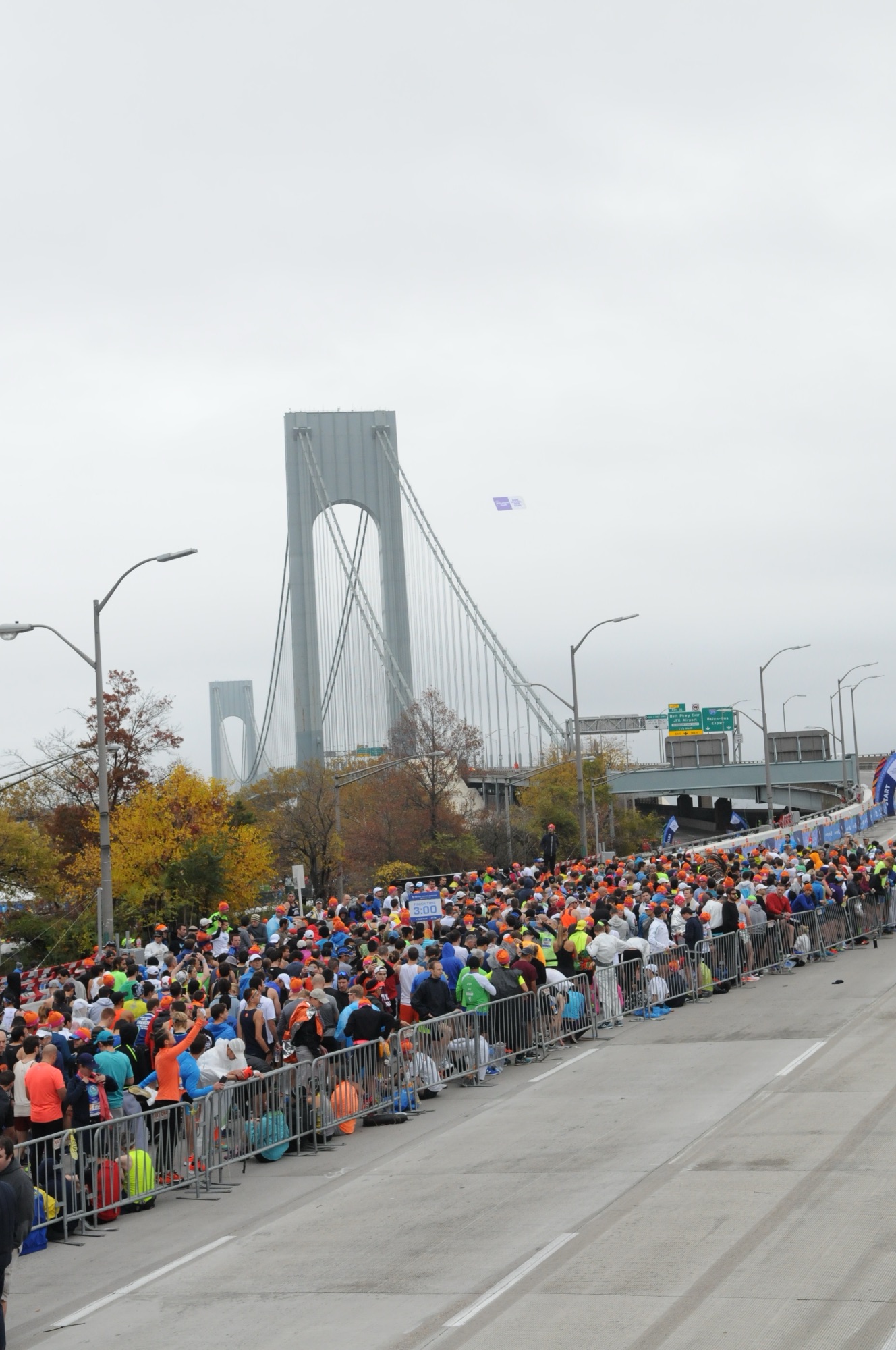 NYC Marathon finish, 2017