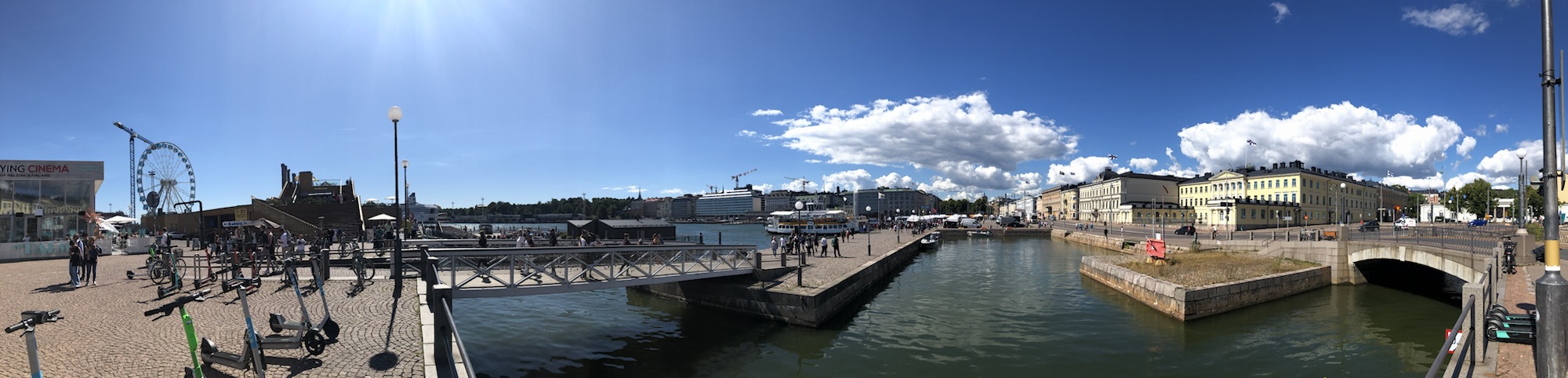 Panorama of the Lapland landscape, 2022
